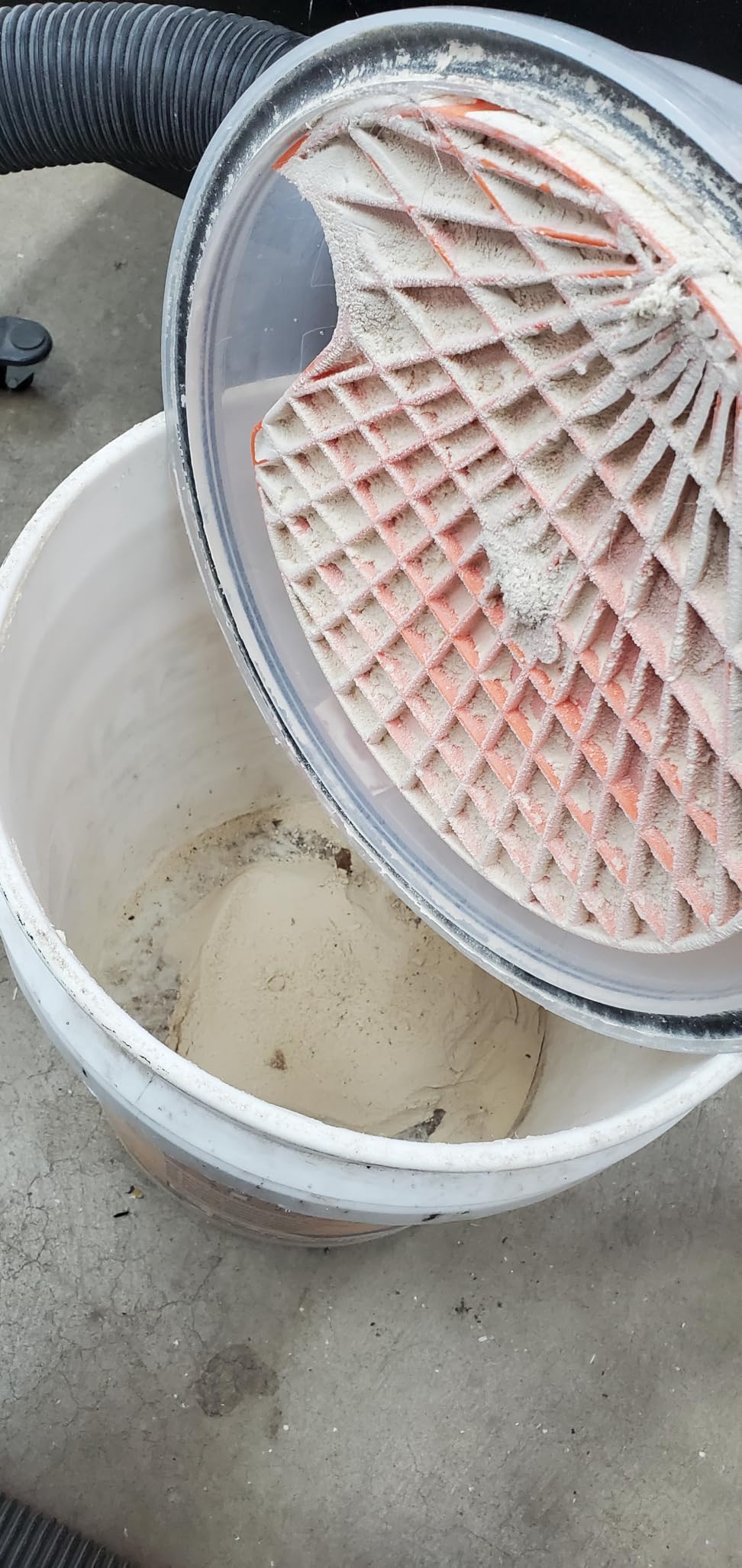 The Dustopper PRO, Low-Profile Dust Separator for Shop Wet/Dry Vacuums. Includes High-Flow 90 Degree Sweep Elbows and Connection Hose. Fits Standard 5 Gallon Buckets, Made in USA customer photo 2