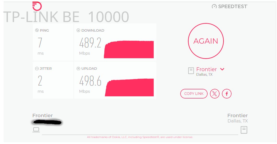 TP-Link Deco 7 Pro BE63 Tri-Band WiFi 7 BE10000 Whole Home Mesh System - 6-Stream 10 Gbps, 4x2.5G Ports Wired Backhaul, 4X Smart Internal Antennas, VPN, HomeShield, Free Expert Support (3-Pack) customer photo 1