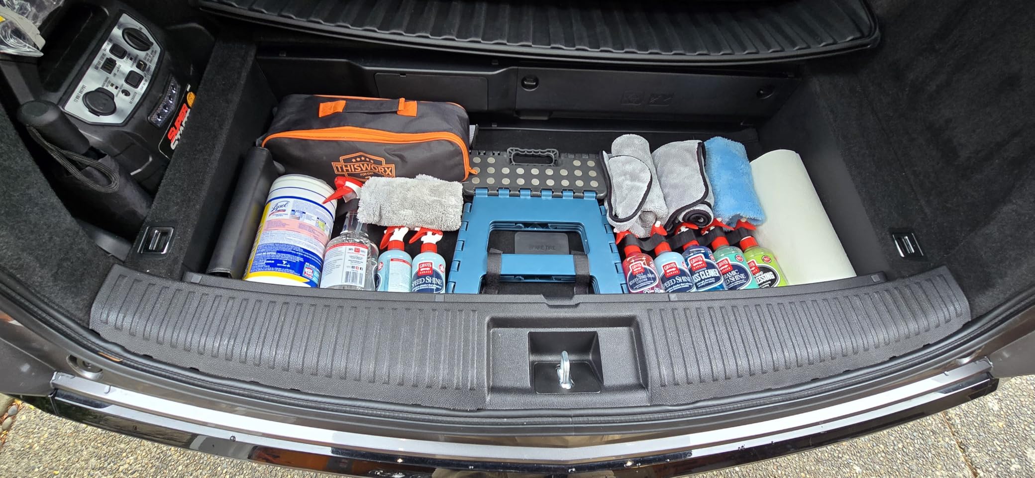 GEEDAR Under Seat Storage Box Organizer for Tesla Model Y (1 pack), Upgraded ABS + TPE Double Layer Hidden Storage Box customer photo 1