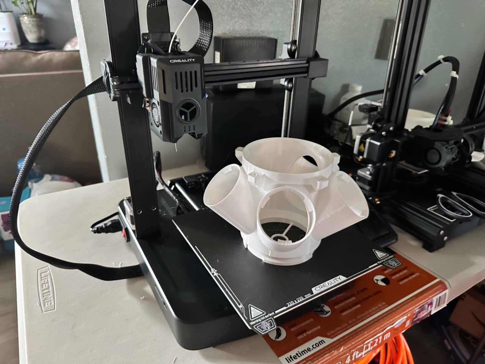 3D Printer Ender 3 V3 KE Upgraded, 500mm/s Max High-Speed with Sprite Direct Extruder Supports 300°C Printing, Auto Leveling 3D Printer for Kids and Beginners, Larger Print Size 250x220x220mm customer photo 2