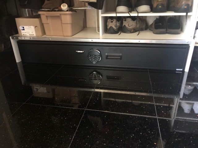 Heavy-duty Under Bed Safe, Rapid Gun Storage Safe Drawer safe for AR Rifle Ammo Pistol Accessories for Home and Vehicle customer photo 1