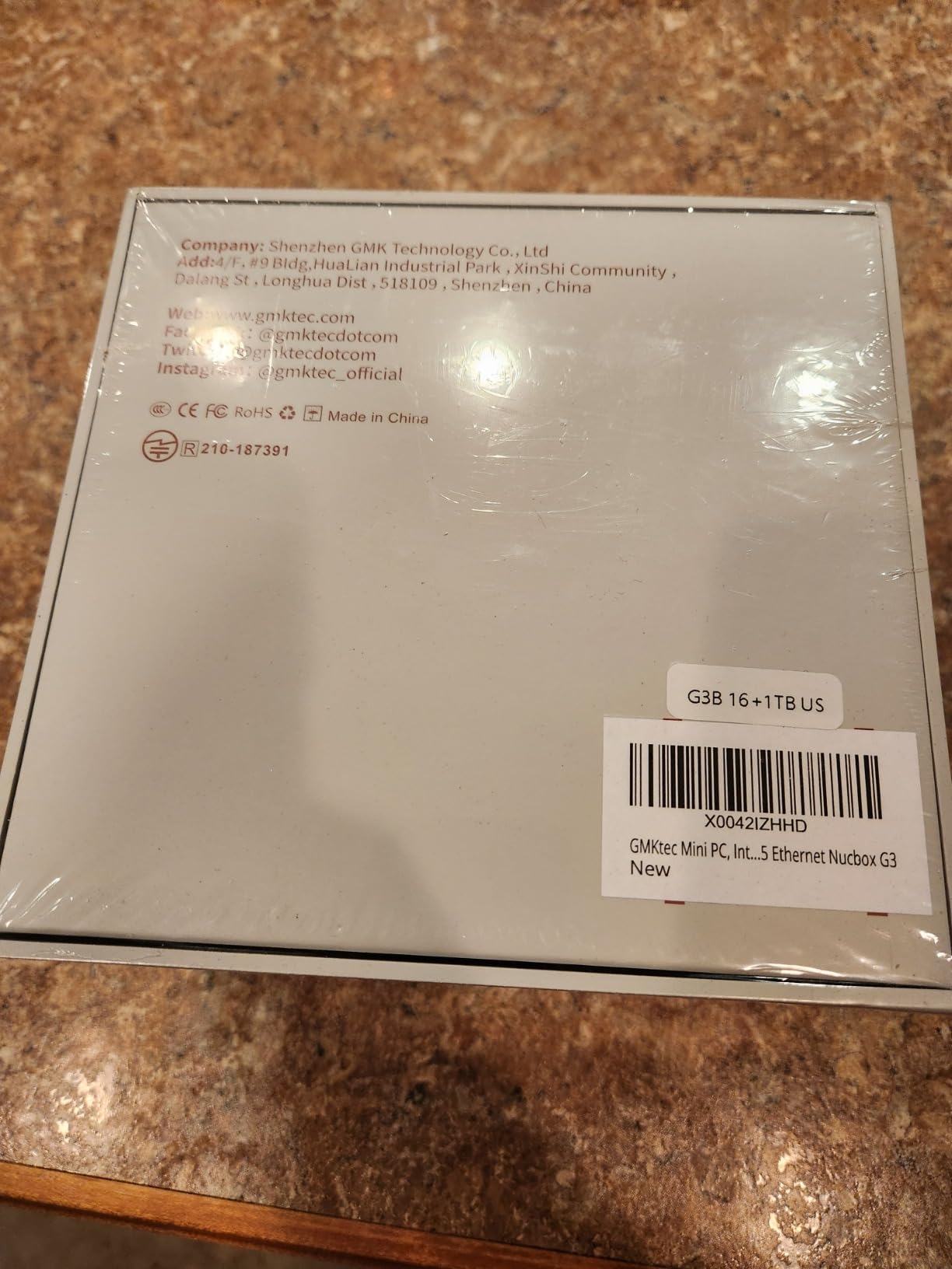 GMKtec Mini PC Intel Core i3-10110U Processor (Beats 4300U/N150) 8GB DDR4 256GB SSD i226-V RJ45 Ethernet Desktop Computer 4K Dual/ 4X USB3.2/ WiFi 6 BT5.2/ Nucbox G3 Pro customer photo 1