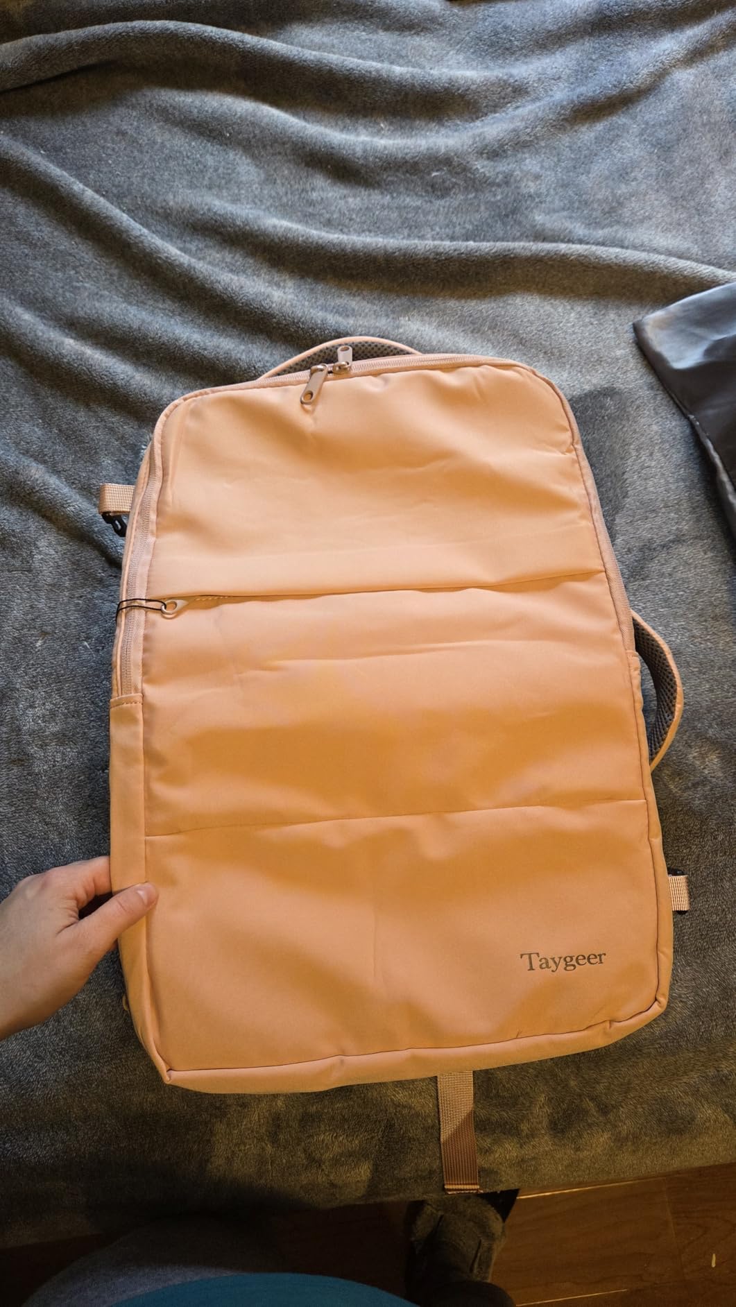 Taygeer Travel Laptop Backpack for Men Women, Airplane Approved Travel Backpack Suitcase with Water Bottle Pocket, Lightweight College 35l Luggage Bag 15.6inch Laptop Mochila Gifts for Business,Black customer photo 1