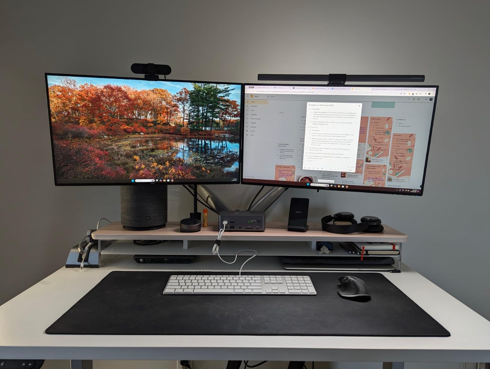 AV Access KVM Switch 3 Monitors 2 Computers 8K@60Hz, with 6 DP Cables, DisplayPort 2.0, 1G Ethernet, USB 3.0, Docking Station Triple Monitor, 4K@165/144Hz, 2K@144Hz for Dell HP customer photo 1