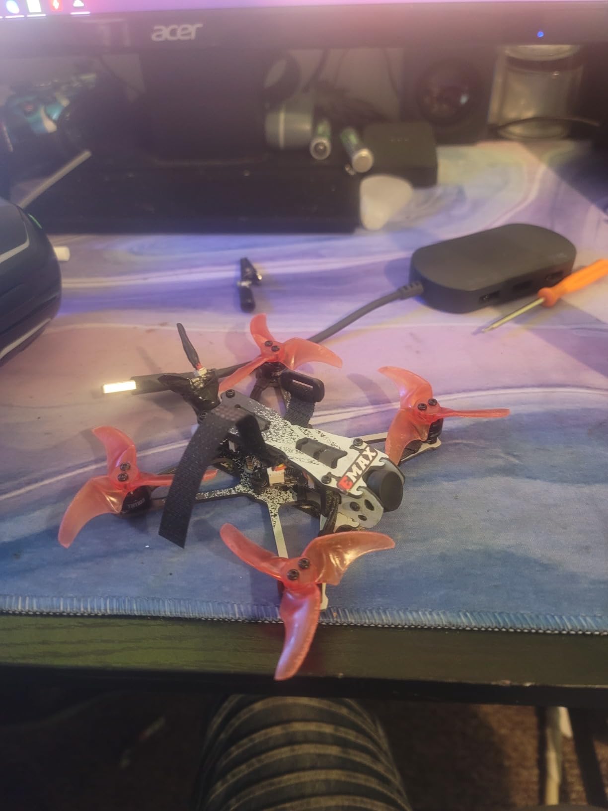 Tiny Hawk Micro Drone Free Style 2 FPV Racing Outdoor Quad Ready To Fly Kit with Goggles and Controller for Beginners and Pros customer photo 2