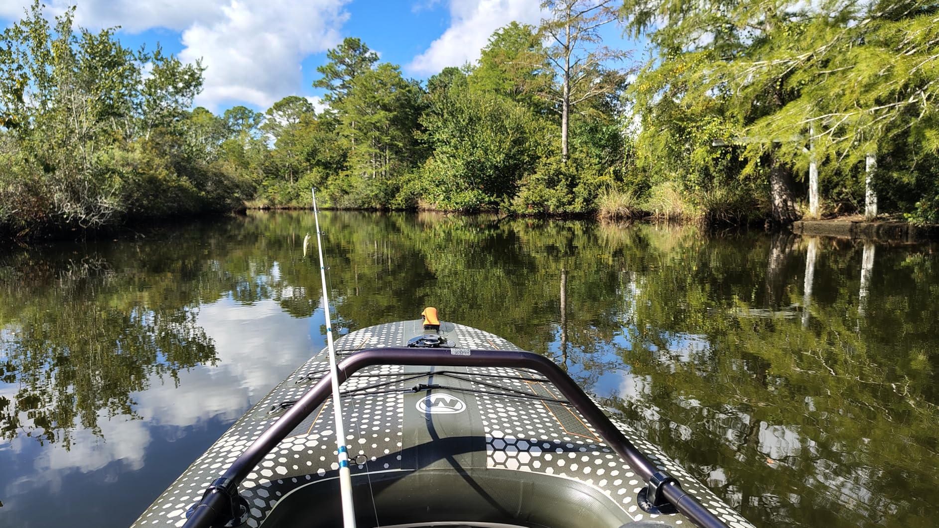 Wilderness Systems iATAK 110 - Sit on Top Fishing Kayak - Inflatable Drop-Stitch Kayak - 11 ft- Digital Camo customer photo 2