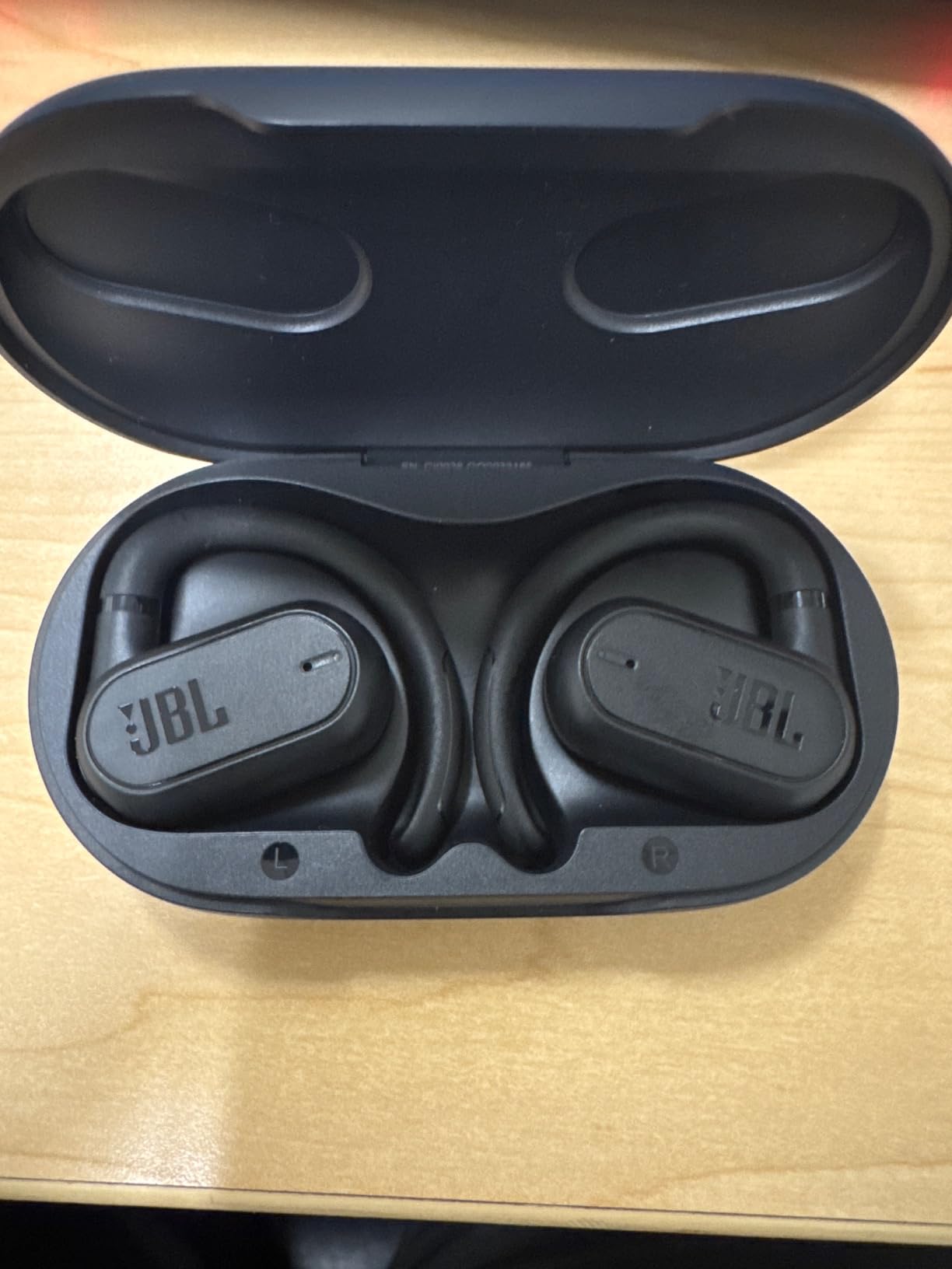 JBL SoundGear Sense - True Wireless Open-Ear Headphones, JBL OpenSound Technology, Splash and dust Resistant, 4 mics for Crisp, Clear Calls, Up to 24 Hours of Battery Life, Plus Speed Charge (Black) customer photo 2