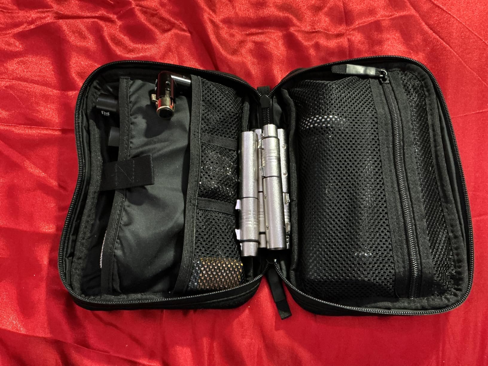 Pelican Electronic Organizer Travel Case - Portable Storage Bag with Multiple Storage Mesh Pockets for Cables, Chargers, Power Bank, AirPods - Black customer photo 2