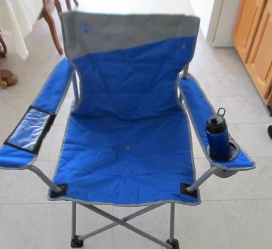 Coleman Big-N-Tall Camping Chair with Cup Holder & Side Pocket, Water-Resistant XL Outdoor Seat Supports up to 600 lbs, Great for Camping, Tailgating, Firepits, Patio, & More customer photo 1