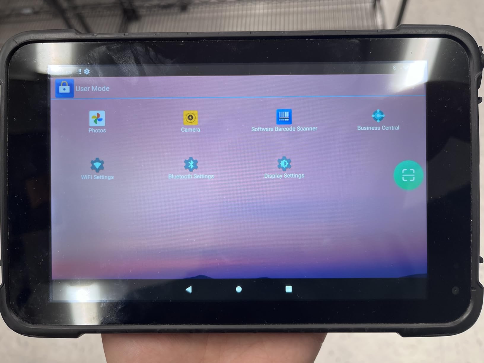 MUNBYN Rugged Tablet Scanner IRT01P, Android 14 Industrial Tablet, Equip with Zebra SE4710 Scanner, 8GB+128GB Barcode Tablet, 700nit IP67 Rugged Tablet customer photo 1