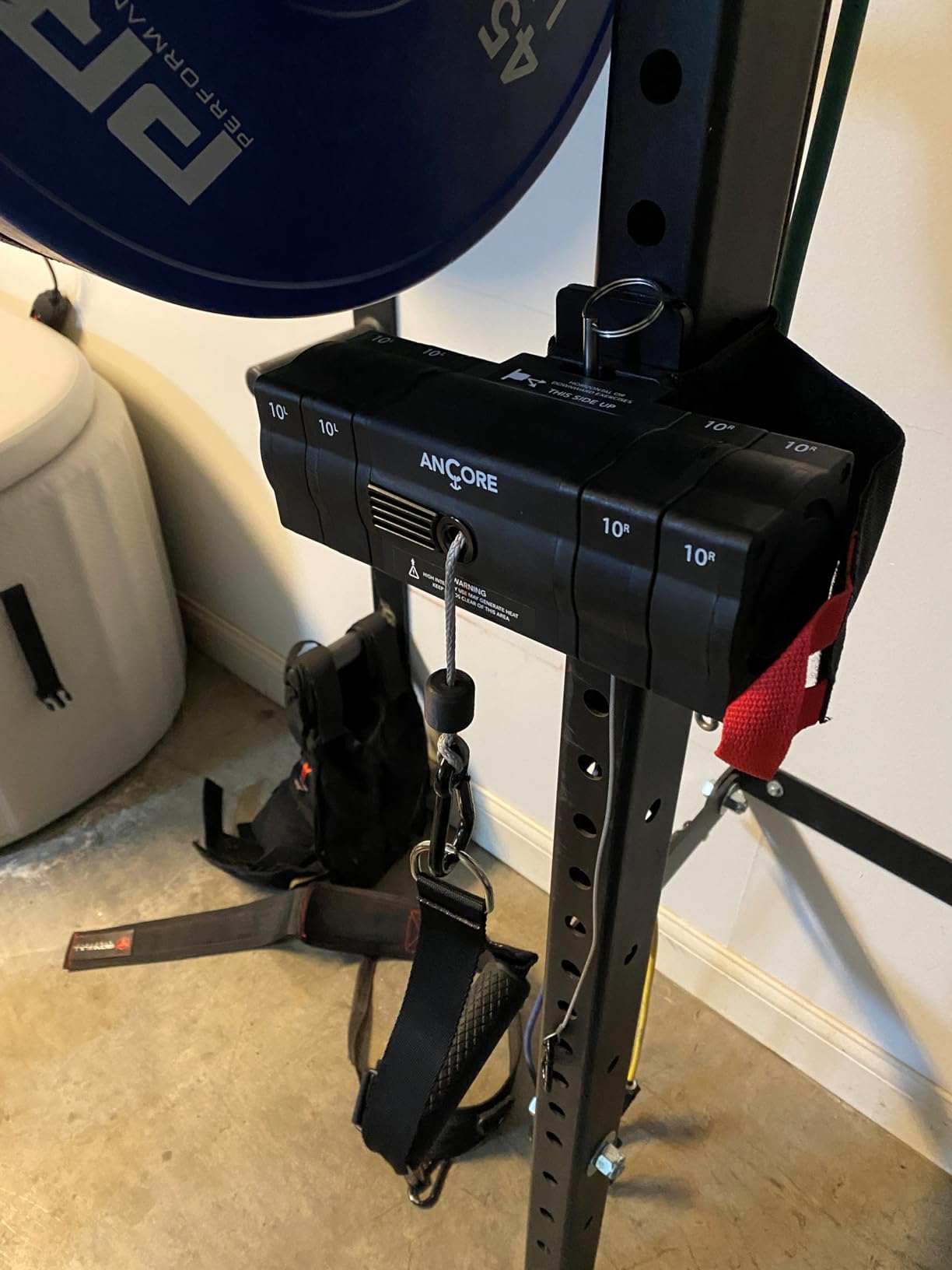 Ancore Pro: Home Gym Cable Machine | Portable Workout System for Strength Training | Comes with Mount for a Squat Rack or Pole | Full-Body Workout | Used by 100+ Pro Teams customer photo 1