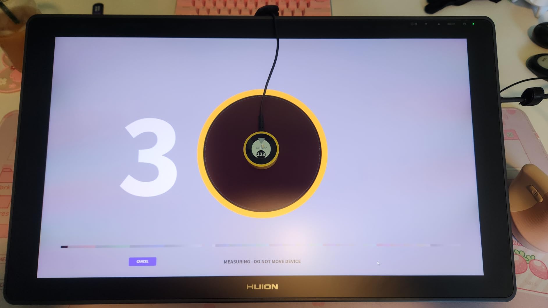 Calibrite Display 123 Monitor Calibration Colorimeter for Photo Editing and Color Accurate Viewing, Easy 1 2 3 Software Workflow, USB C Connection, and Before and After Check, Supports 2 Displays customer photo 2