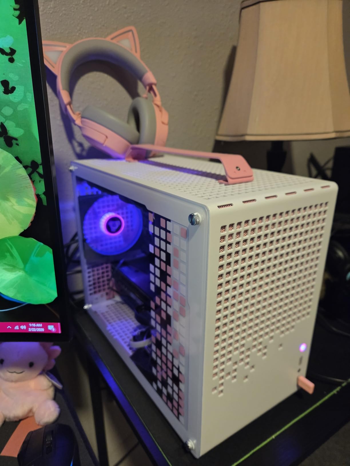 JONSBO Z20 Black Micro-ATX Mini Tower PC Case, with Detachable Carrying Handle, Mini Size, High-Performance Hardware Compatible, Support 240AIO, H160mm Cooler, Black customer photo 1