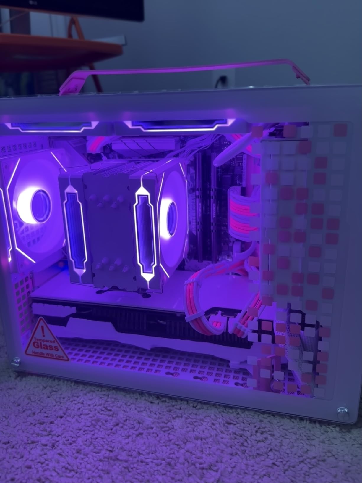 JONSBO Z20 Black Micro-ATX Mini Tower PC Case, with Detachable Carrying Handle, Mini Size, High-Performance Hardware Compatible, Support 240AIO, H160mm Cooler, Black customer photo 2