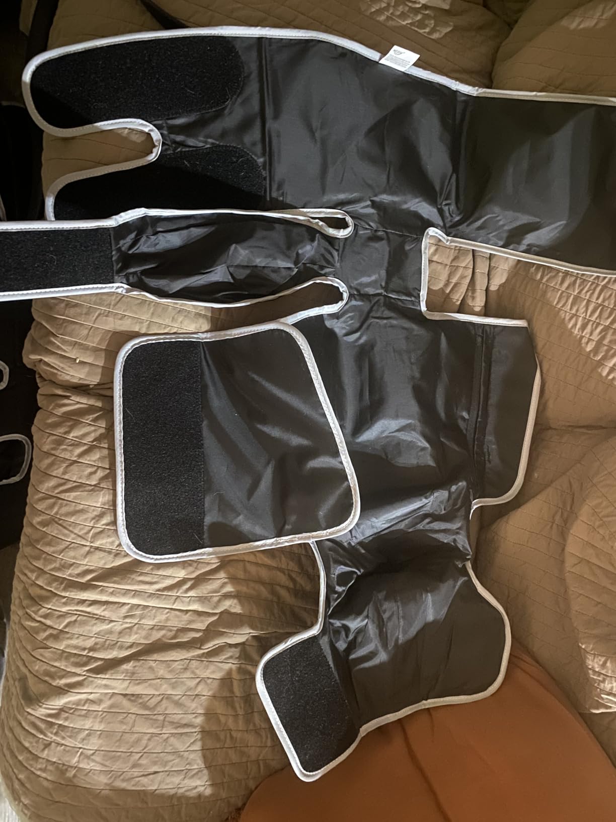 ALLJOY Leg Massager for Circulation and Pain Relief FSA, Leg Massager with Heat and Compression, 2 Heat 5 Modes 4 Intensities 4 Extenders customer photo 2