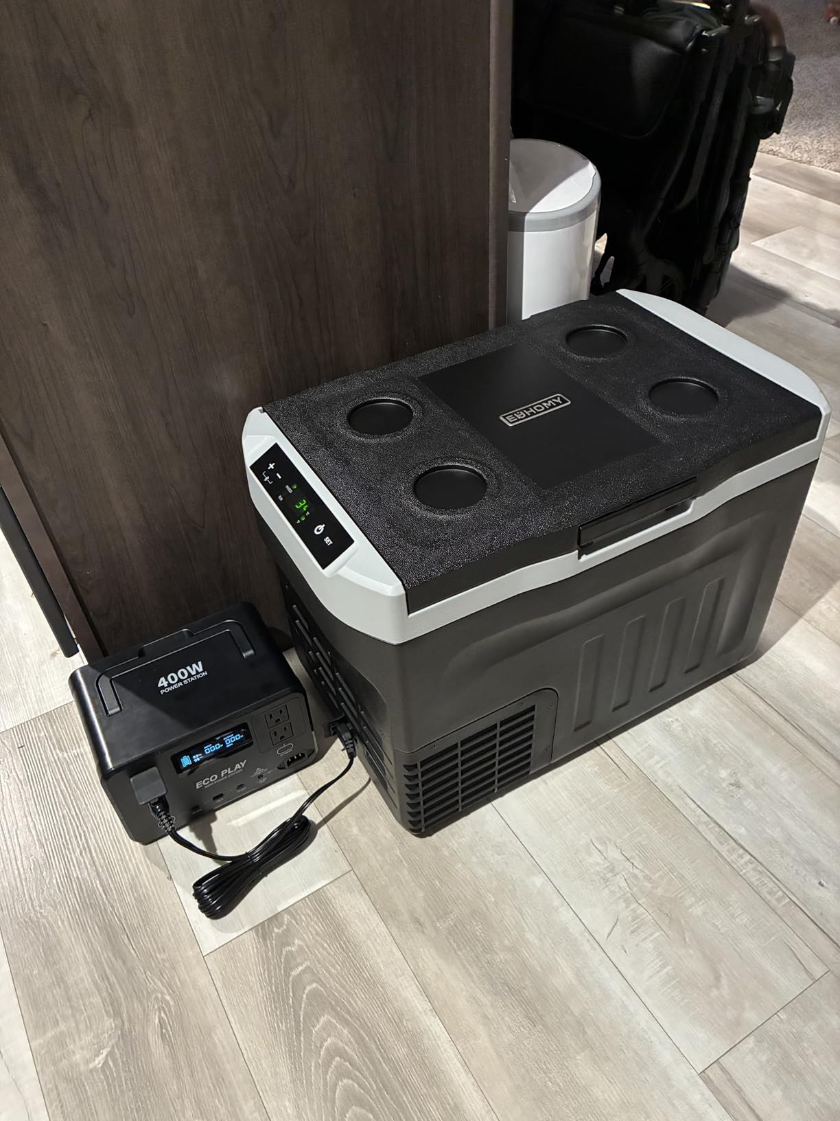EUHOMY 12 Volt Refrigerator, 32QT(30L) 12V Cooler, Compressor Electric Cooler for Camping, Travel customer photo 1
