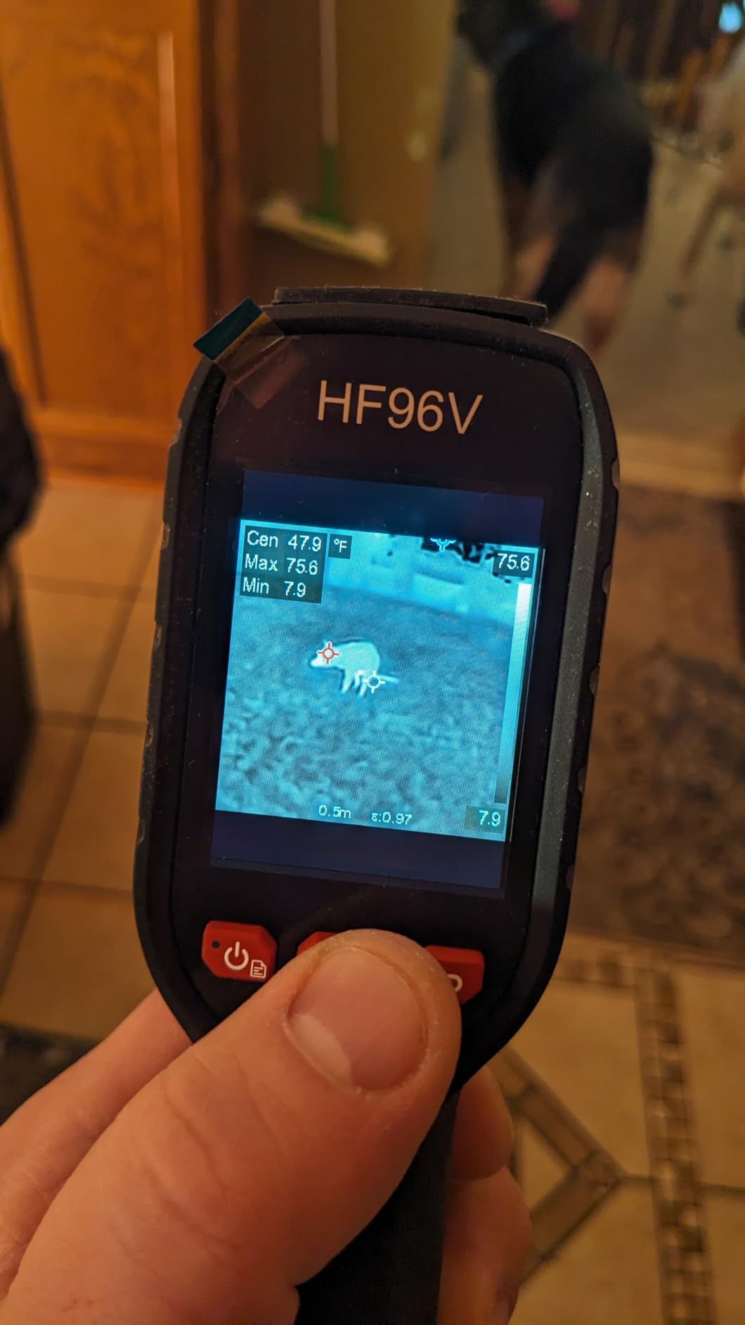 HF96V Thermal Camera with Visual Camera & Laser Pointer, IP54 customer photo 2