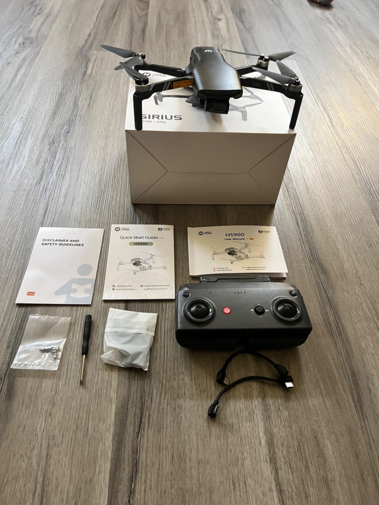 Holy Stone HS900 Drone with Camera for Adults, 3-Axis Gimbal, 8K Photo, 4K/30FPS Video, 20000Ft Transmission, AI Follow Me, Smart Return, QuickShots, Beginner-Friendly customer photo 1