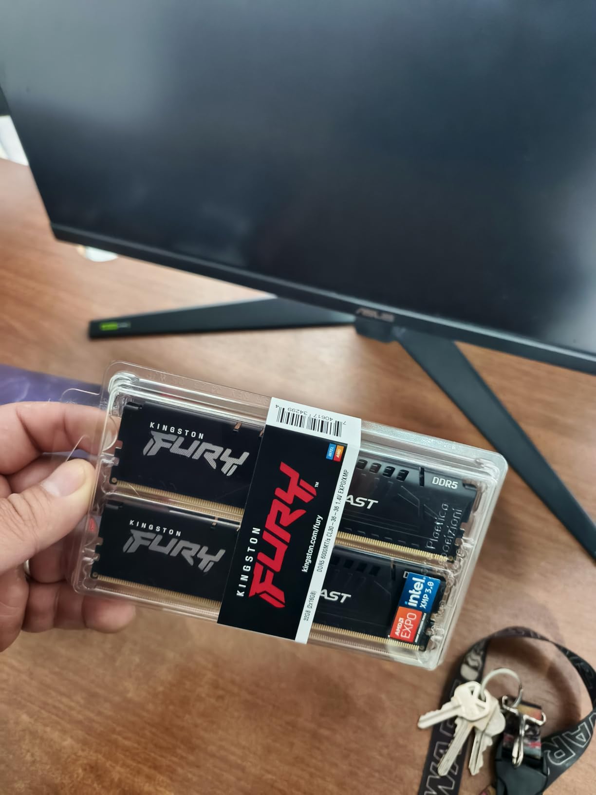 Kingston FURY Beast 32GB (2x16GB) 6000MT/s DDR5 CL30 Desktop Memory AMD EXPO Kit - KF560C30BBEK2-32 customer photo 1