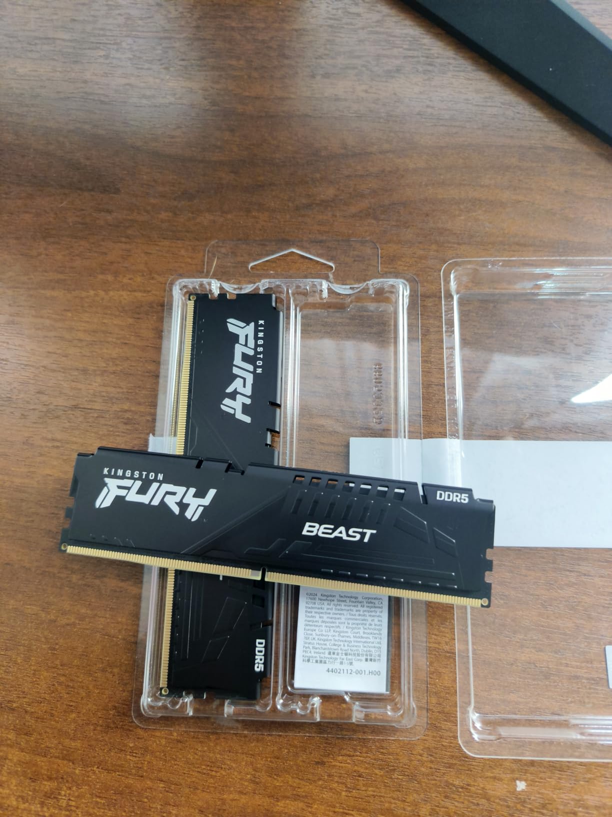 Kingston FURY Beast 32GB (2x16GB) 6000MT/s DDR5 CL30 Desktop Memory AMD EXPO Kit - KF560C30BBEK2-32 customer photo 2