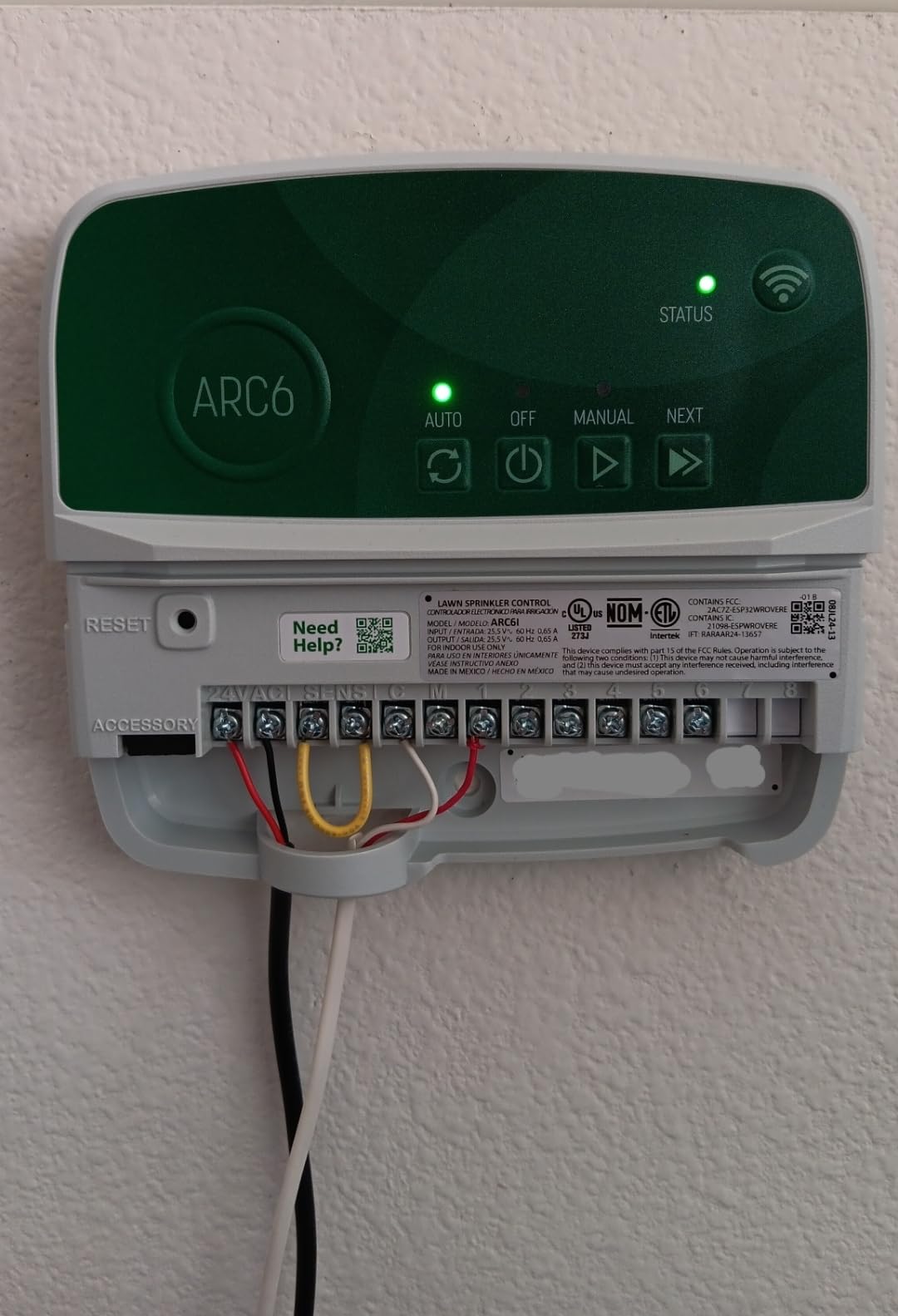 Rain Bird ARC6 App-Based Indoor Smart WiFi Irrigation Sprinkler Timer/Controller, 6-Zone/Station, EPA WaterSense Certified, Compatible with Alexa customer photo 2