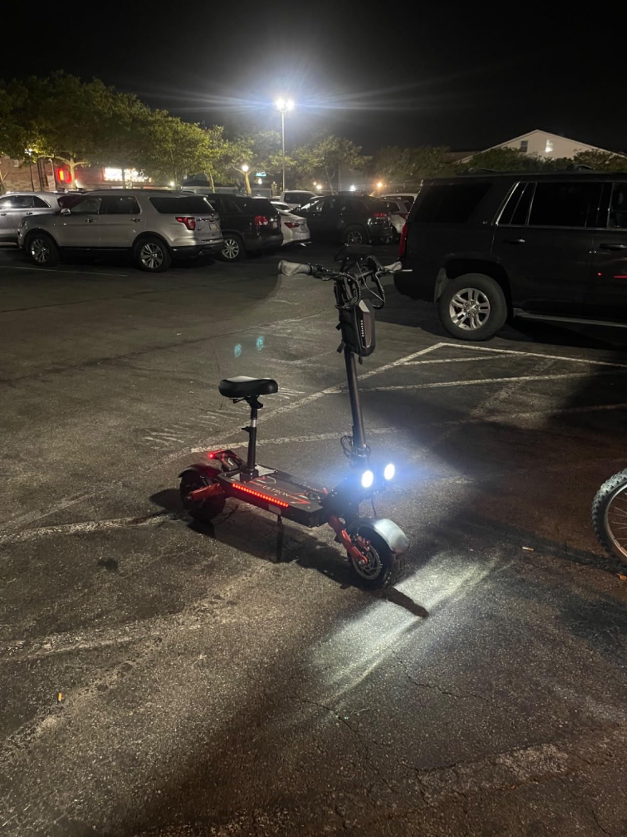 Electric Scooter with Seat for Adults, 60V 6000W Electric Scooters Adult 52mph with 1440WH Battery, Up to 50 Miles Long Range, Dual Motor 11