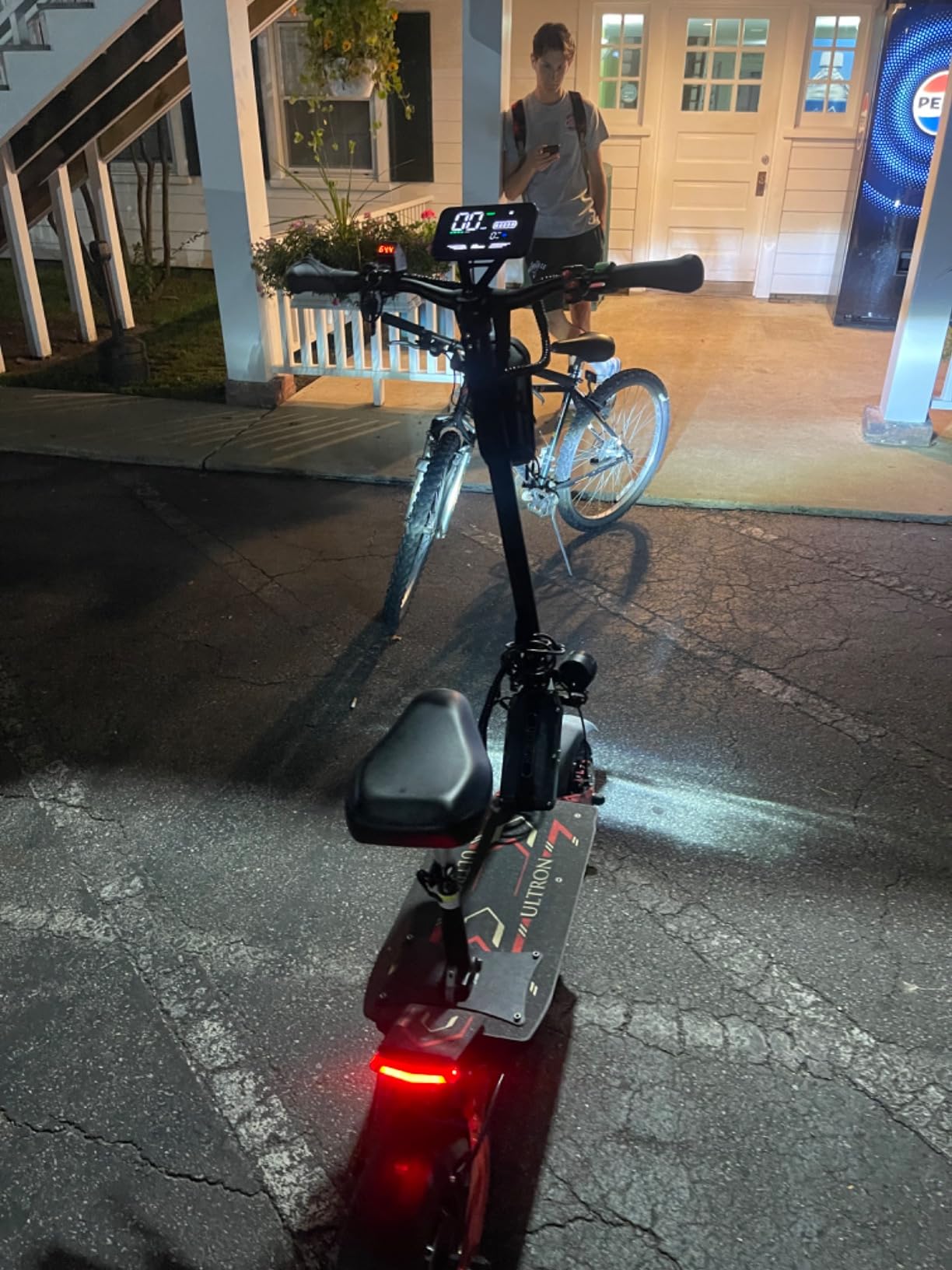 Electric Scooter with Seat for Adults, 60V 6000W Electric Scooters Adult 52mph with 1440WH Battery, Up to 50 Miles Long Range, Dual Motor 11