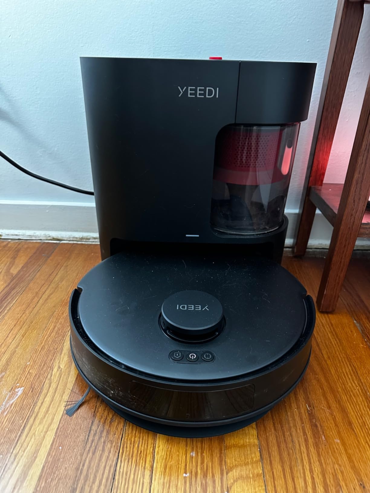 Yeedi C12 Plus Robot Vacuum & Mop, 8000Pa Powerful Suction, 7-Week Bagless Bin, PureCyclone & ZeroTangle Brush, Smart App Control, Auto-Charging, White customer photo 2