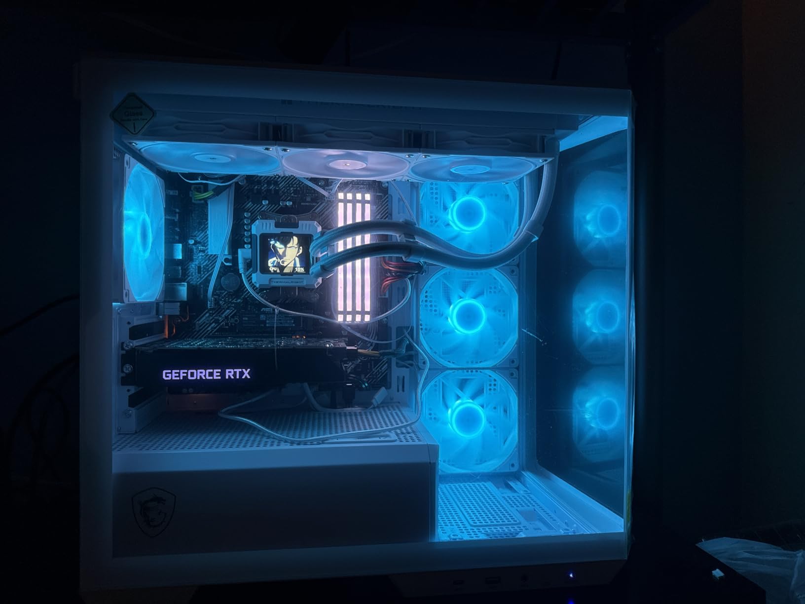 Thermalright FW 360 White ARGB-360mm AIO CPU Liquid Cooler, IPS LCD Screen with 320x240 Resolution, 2.4 inch Magnet-Absorbent LCD Screen customer photo 2