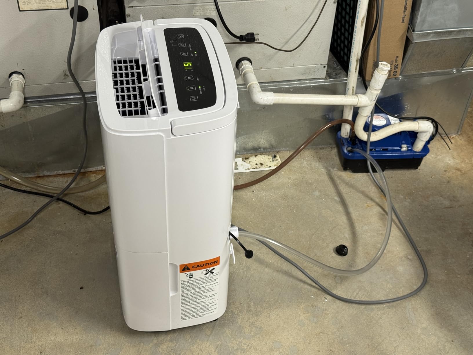 Waykar 150 Pints 2025 Energy Star Dehumidifier with Pump for Spaces up to 7,000 Sq. Ft - Commercial and Industrial Large Room, Warehouse, Home, Basement customer photo 2