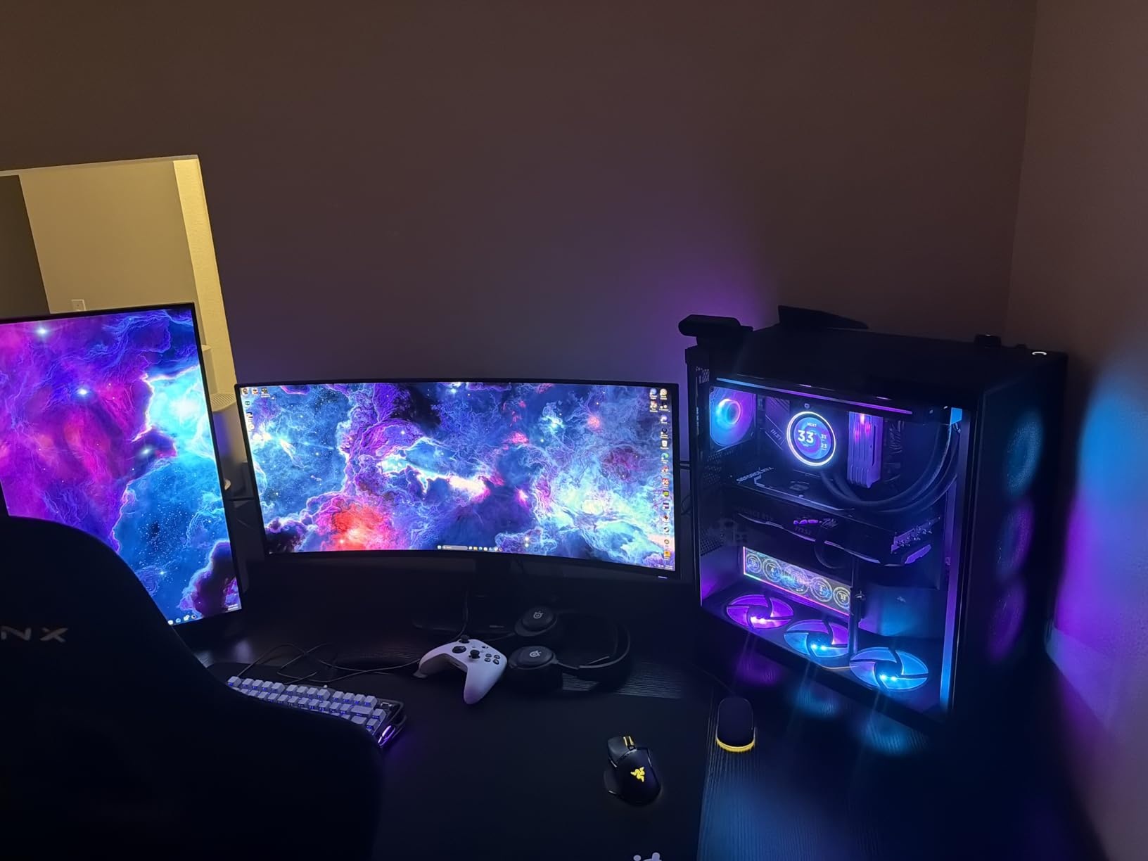 NZXT F360 RGB Core - 360mm Single-Frame Fan Unit with 3 x 120mm RGB Fans - High Static Pressure & Airflow customer photo 2