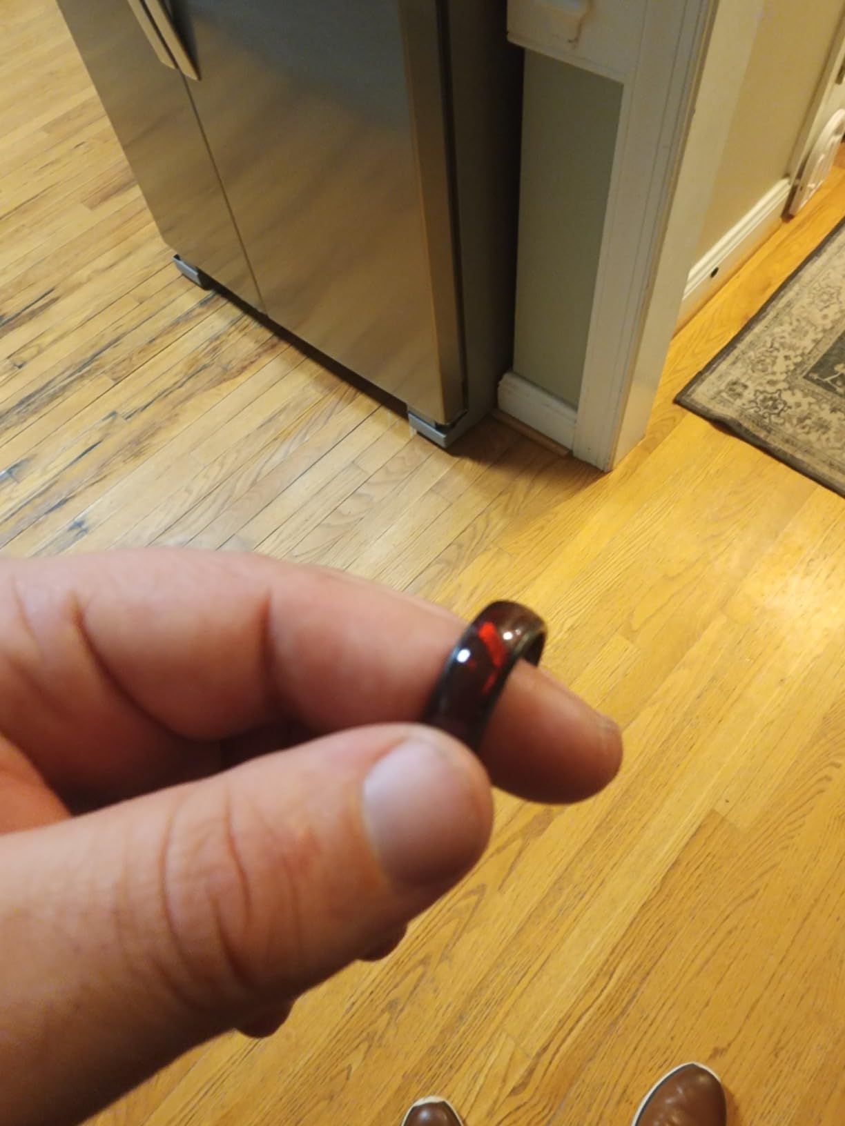 NFC Ntag216 Chip Ceramic Smart Finger Ring Programmable 888 Bytes Compatible with NFC Phone and Devices for Men or Women customer photo 1