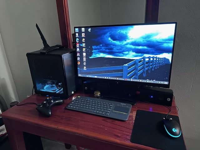 JONSBO C6-ITX Black Mini ITX Handled Mesh PC Case, Simple Compact Desktop Chassis, SP MB mini-ITX/Mini-DTX, ATX Power Bite (L140mm Max.), 170mm Tower Cooler, Tool-Free Open SFF Case, Black customer photo 1