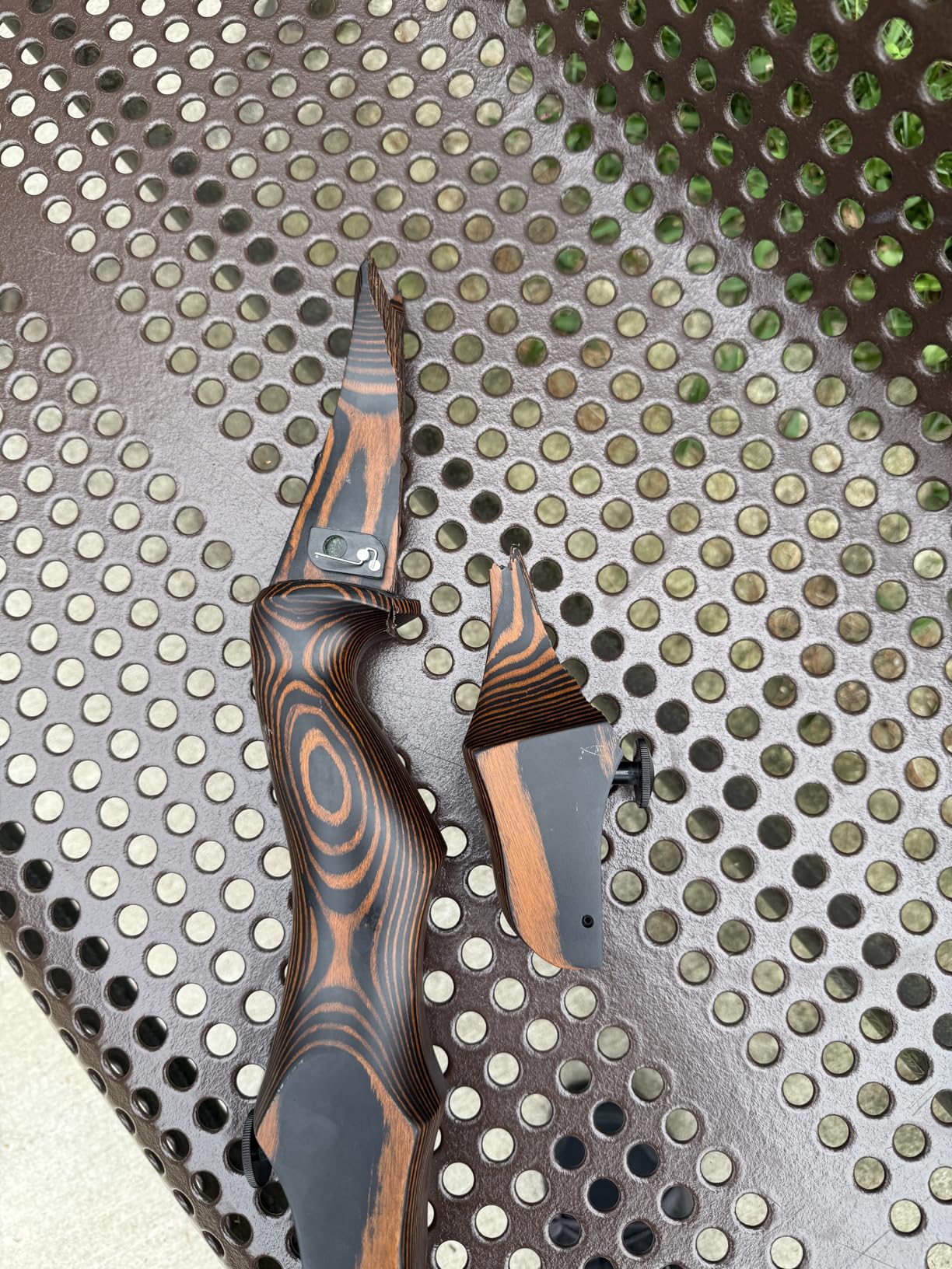 Sanlida Hermit X8 Standard ILF Takedown Hunting Recurve Bow for Adults and Hunters, 60 62 Inch Wooden Recurve Bows Package for Outdoor, Hunting and Practice 25-60Lbs RH Only customer photo 1