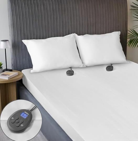 Sunbeam Electric Restful Quilted Heated Mattress Pad King 80 x 76 12 Heat Settings 12-Hour Auto Shut-Off Extra-Cozy Fabric Deep Pocket Fit Machine Washable customer photo 2