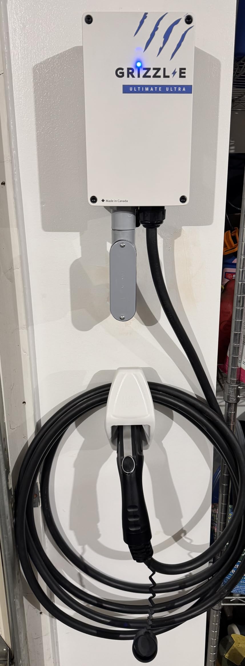 Grizzl-E Ultimate Level 2 Fastest 80A / 19.2 kW Electric Vehicle (EV) Charger, UL Tested and Certified, Metal Case, Indoor/Outdoor Electric Car Fast Charging Station, Hardwired, Classic Black, J1772 customer photo 1
