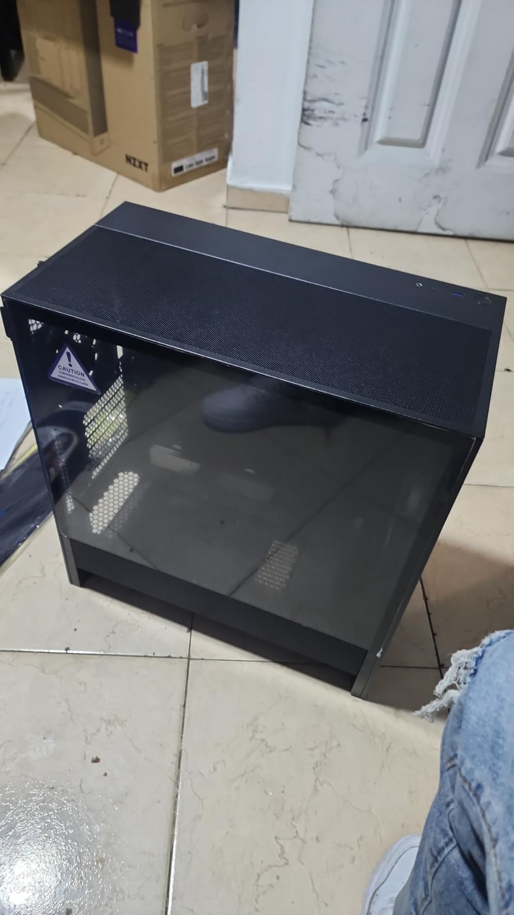 NZXT H5 Flow 2024 - Compact ATX Mid-Tower PC Gaming Case - High Airflow - 2 x 120mm Fans Included - 360mm Front & 240mm Top Radiator Support - Cable Management System - Tempered Glass - Black customer photo 2