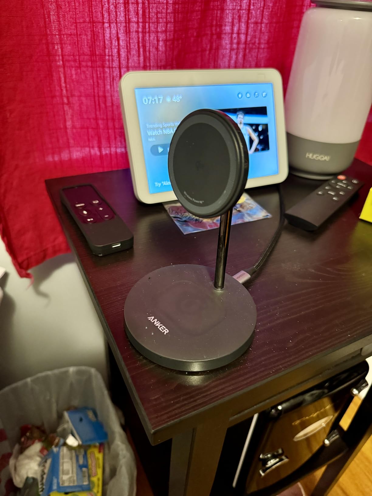 Anker MagGo Charger Stand, iPhone Wireless Charger, 2-in-1 Charging Station, Qi2 Certified 15W Fast Charging customer photo 1