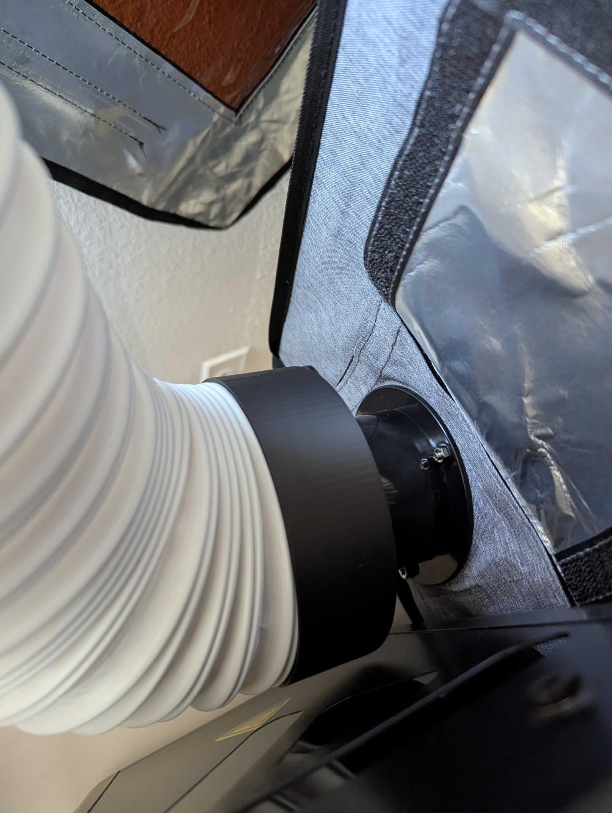 Multifunctional 3D Printer Enclosure w/Adjustable Ventilation Kit Eliminate Odors Tent Cover Compatible with Anycubic Photon Mono, Elegoo Saturn/Mars 3/4 & Creality Halot Series Resin 3D Printer customer photo 2
