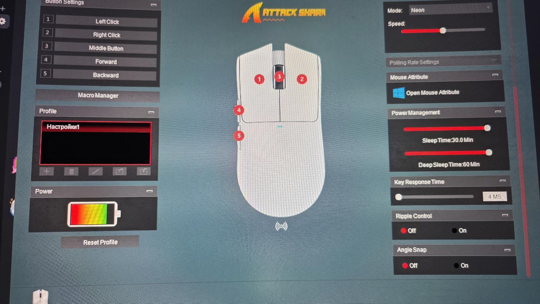 Attack Shark X11 Lightweight Wireless Gaming Mouse with RGB Charging Dock, Tri-Mode-2.4G/USB-C Wired/BT, 22K DPI, PAW3311 Optical Sensor customer photo 2