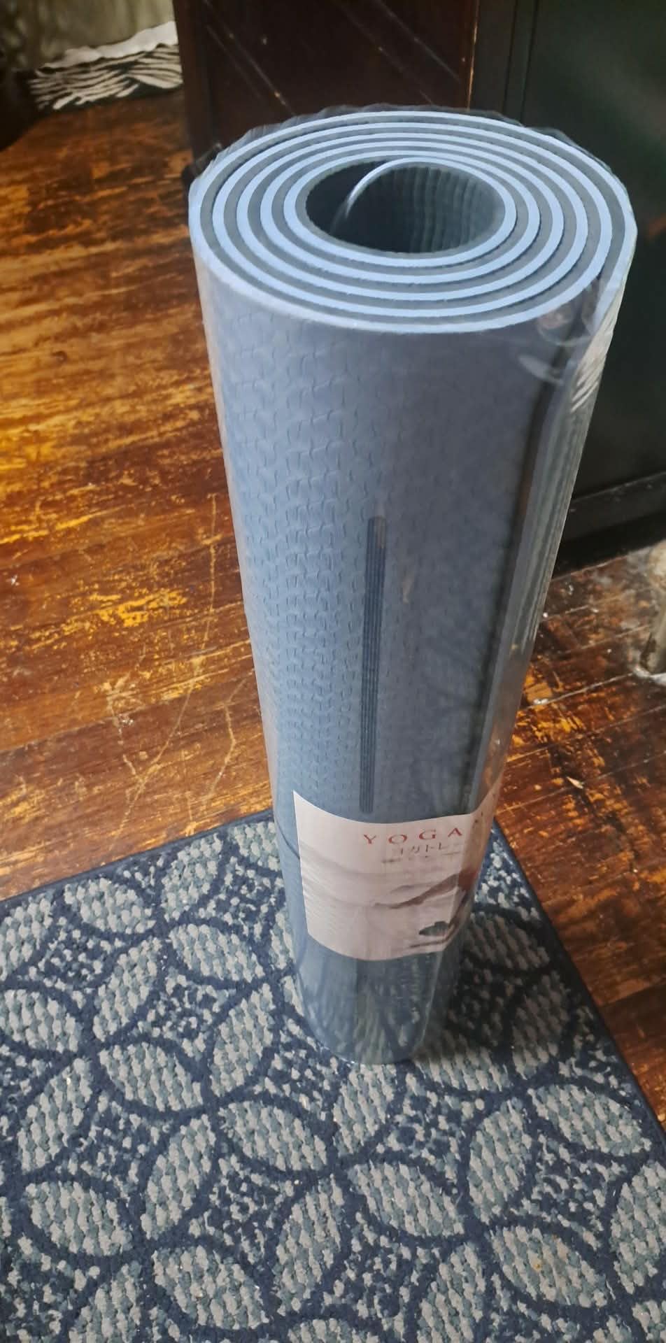 Gruper Yoga Mat Non Slip TPE Extra Wide Yoga Mat with Alignment Mark, 72