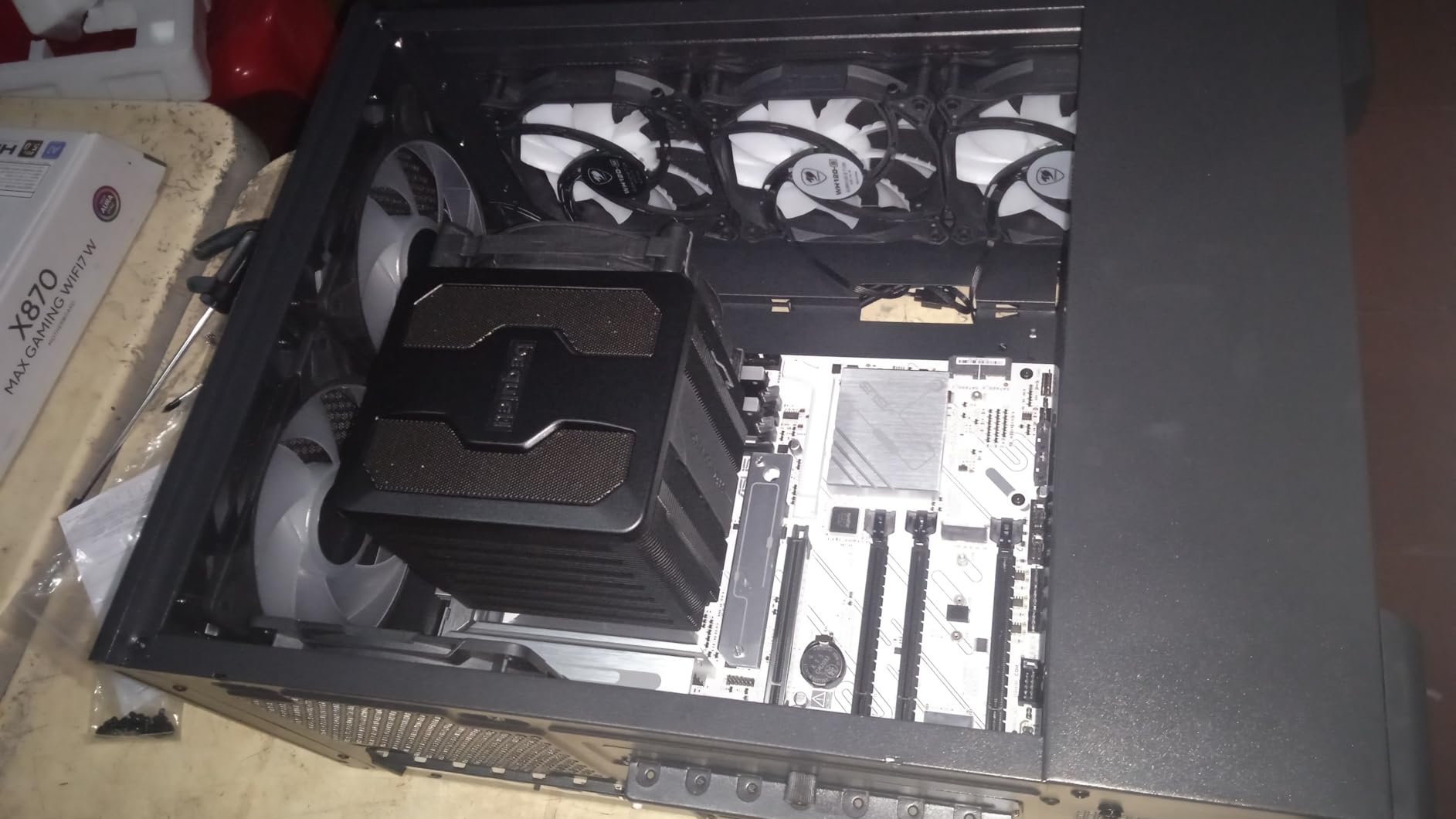 be quiet! Dark Rock 5 CPU air Cooler | Extremely high Cooling Performance | 6 high-Performance Heat Pipes | Silent Wings 4 120mm PWM Fan | high RAM and VRM Cooler Compatibility customer photo 2