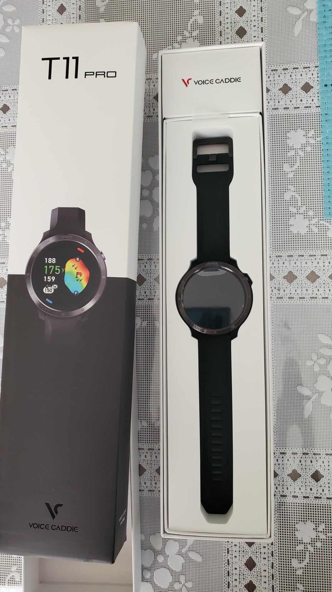 Voice Caddie T11 PRO GPS Golf Watch AMOLED Display, Green Undulation No Monthly Subscription 40k+ Preinstalled Courses w/Shot Tracking, Practice Tempo Mode, Putt View 1.3