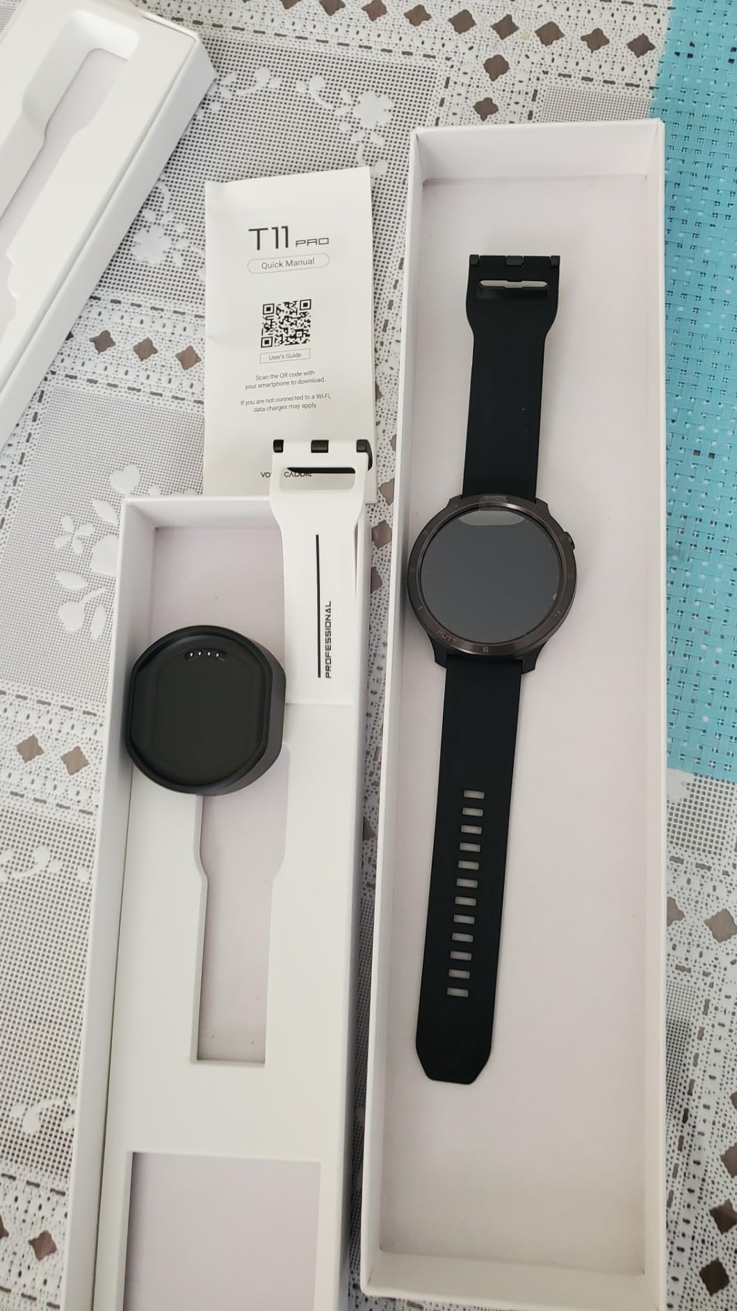 Voice Caddie T11 PRO GPS Golf Watch AMOLED Display, Green Undulation No Monthly Subscription 40k+ Preinstalled Courses w/Shot Tracking, Practice Tempo Mode, Putt View 1.3