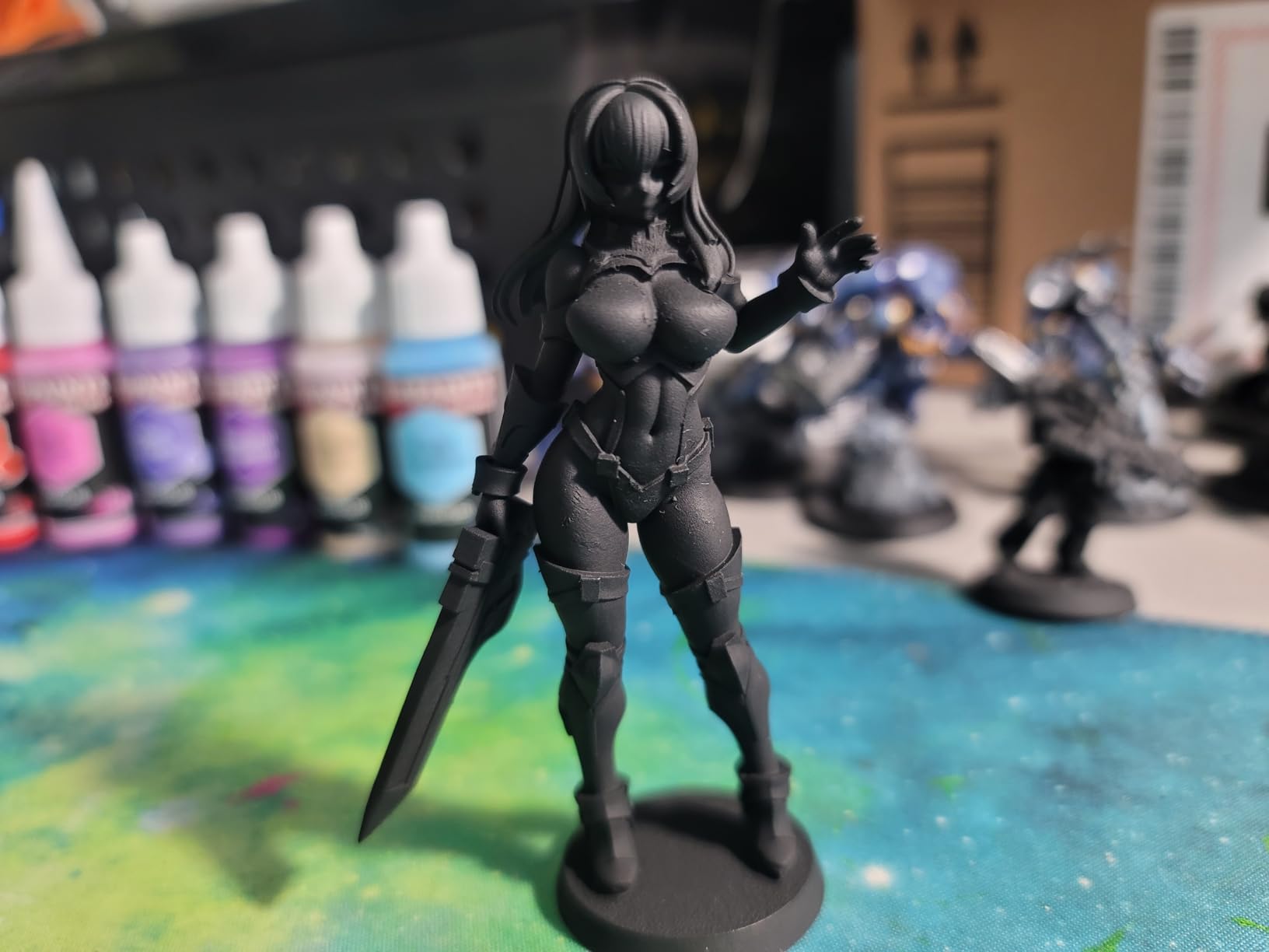 ELEGOO Mars 5 Ultra Resin 3D Printer with 7 inch 9K Mono LCD, 150mm/h High Speed Printing, Smart Automatic Leveling, WiFi-Transfer customer photo 1