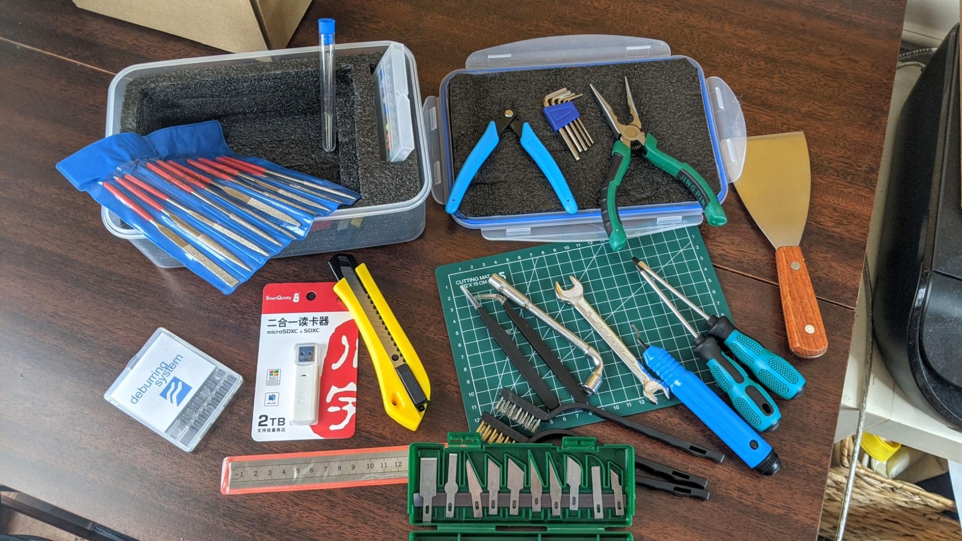 Sovol 3D Printer Tools Kit, 36 PCS 3D Printer Accessories with Deburring Tool, Digital Caliper, Art Knife Set, Removal Tools, Cutters, Pliers and Tools Storage Bag for Smoothing, Finishing, Craving customer photo 1