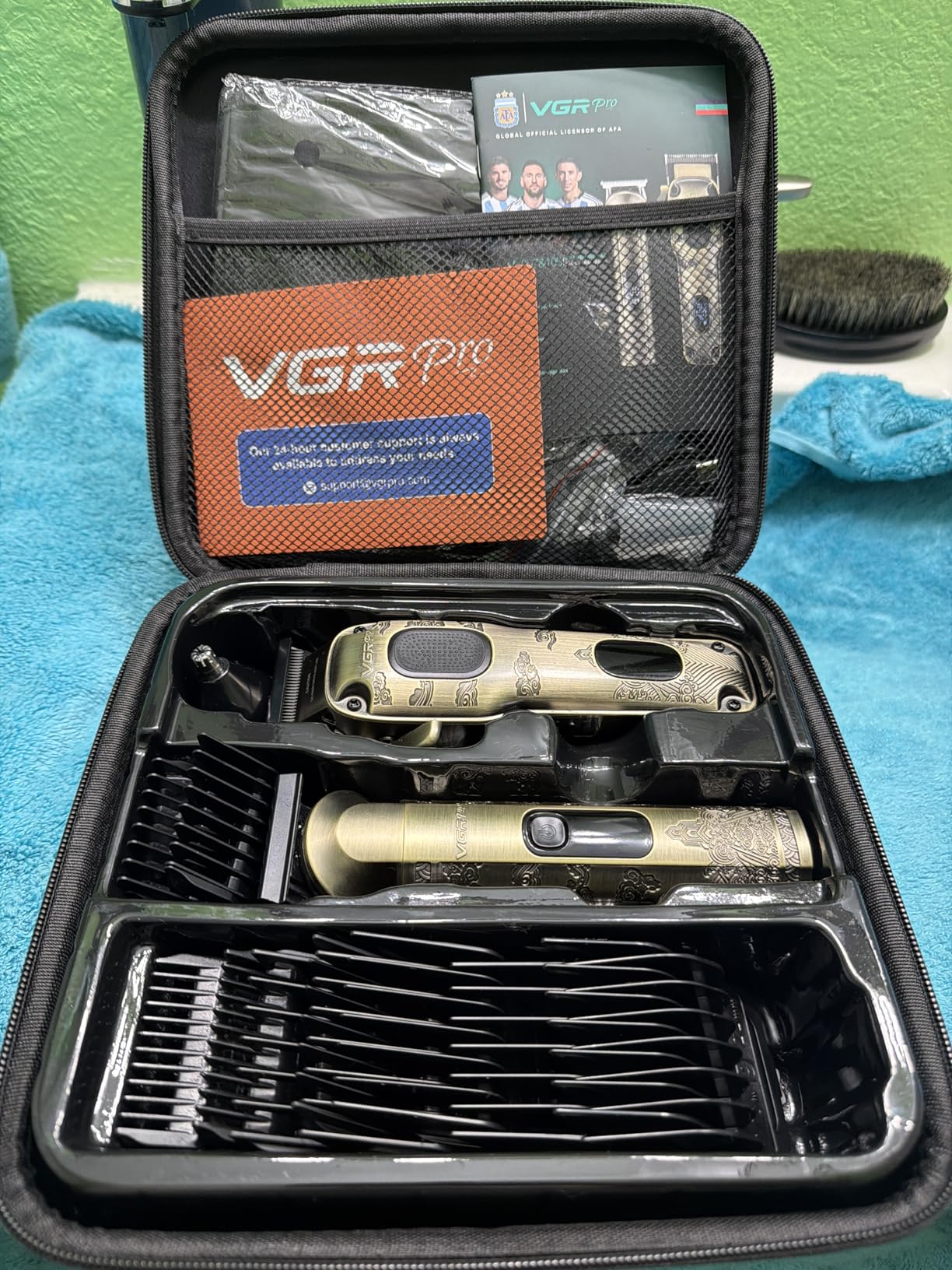 Hair Clippers for Men Professional, Cordless Hair Clippers for Hair Cutting, Mens Clippers and Trimmers Set with Package Case customer photo 1