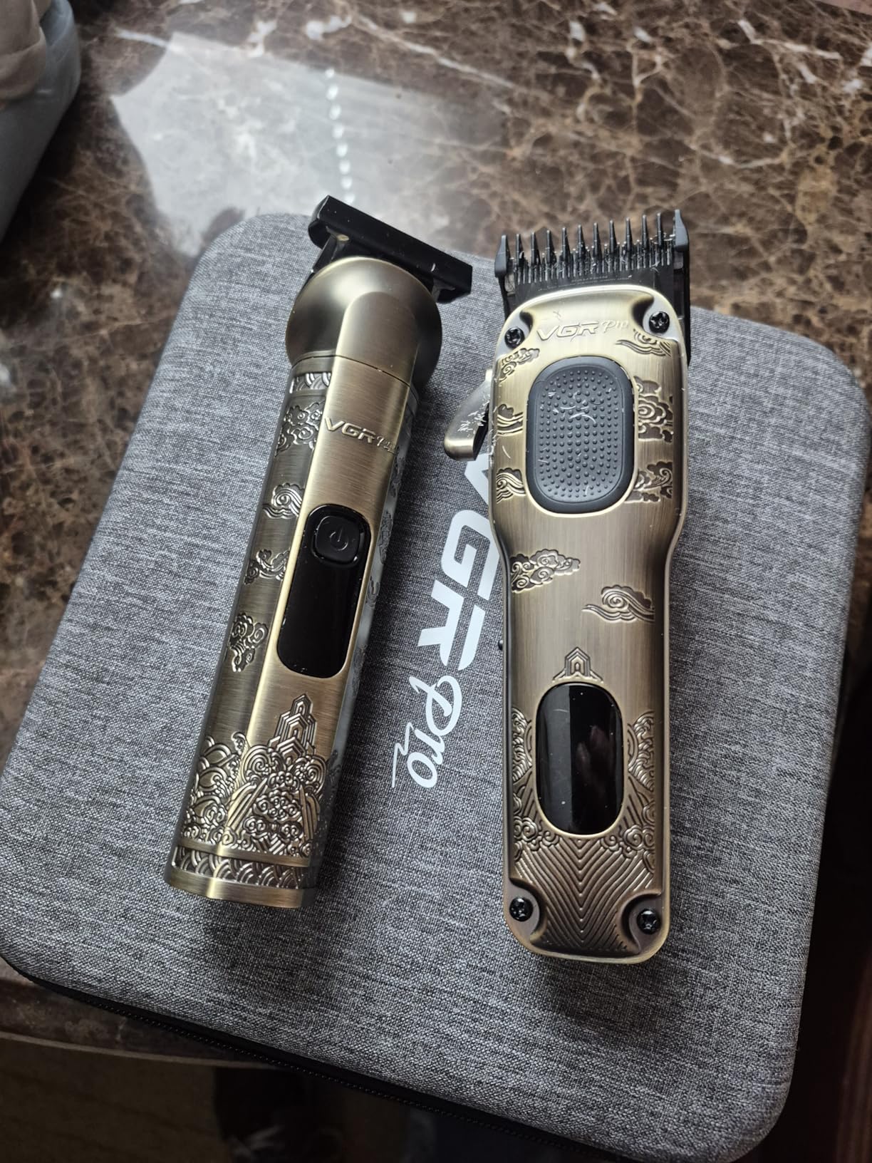 Hair Clippers for Men Professional, Cordless Hair Clippers for Hair Cutting, Mens Clippers and Trimmers Set with Package Case customer photo 2
