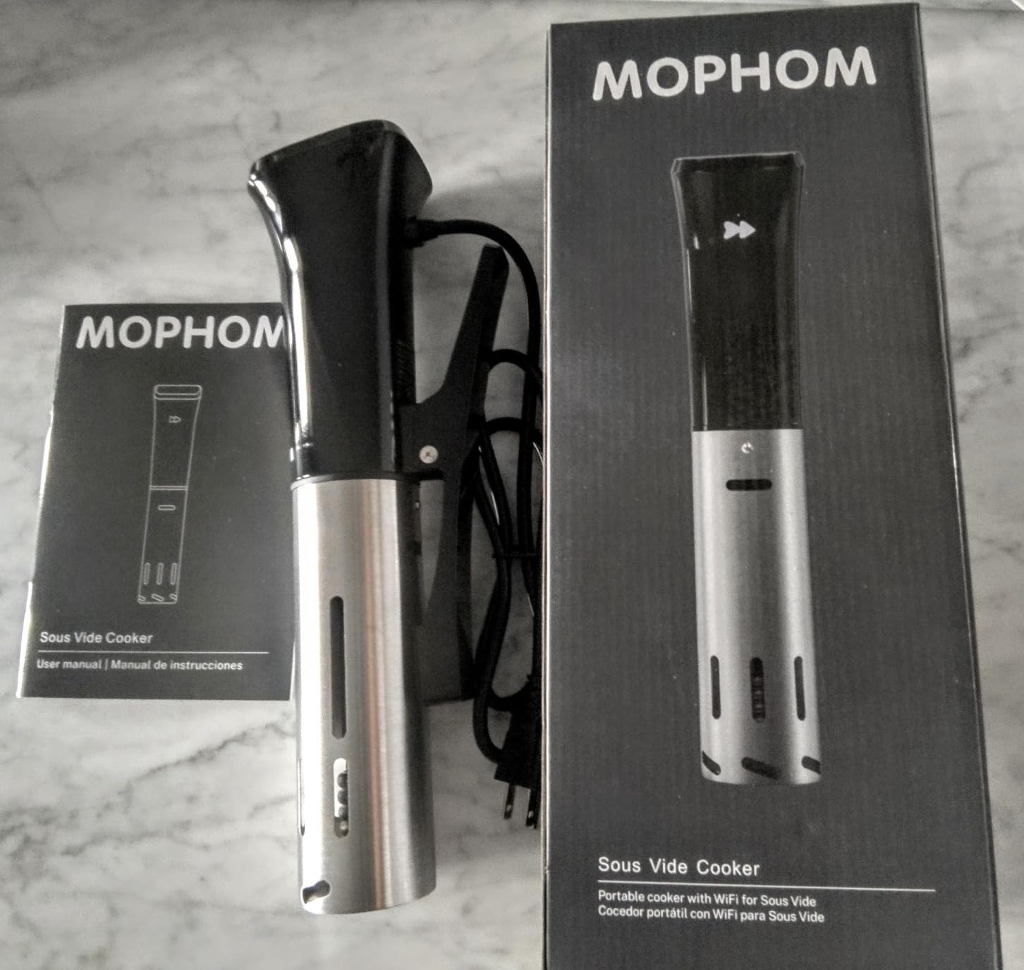 Sous Vide Cooker, Sous Vide Machine, Smart WiFi Sous Vide Circulator, IPX7 Water Resistance Precision Cooker, Immersion Circulator, Immersion Cooker 1000Watts customer photo 1