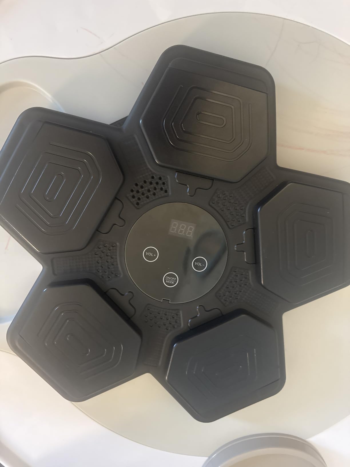 2026 Music Boxing Machine for Adults and Kids, Smart Bluetooth Boxing Training Equipment with Gloves Wall Mounted, Workout Punching Machine for Home,Office and Gym customer photo 2